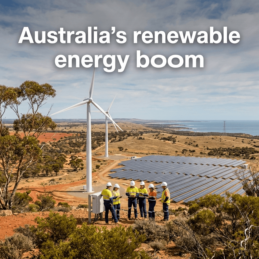 Australia’s renewable energy boom and its impact on electrical & mechanical engineers
